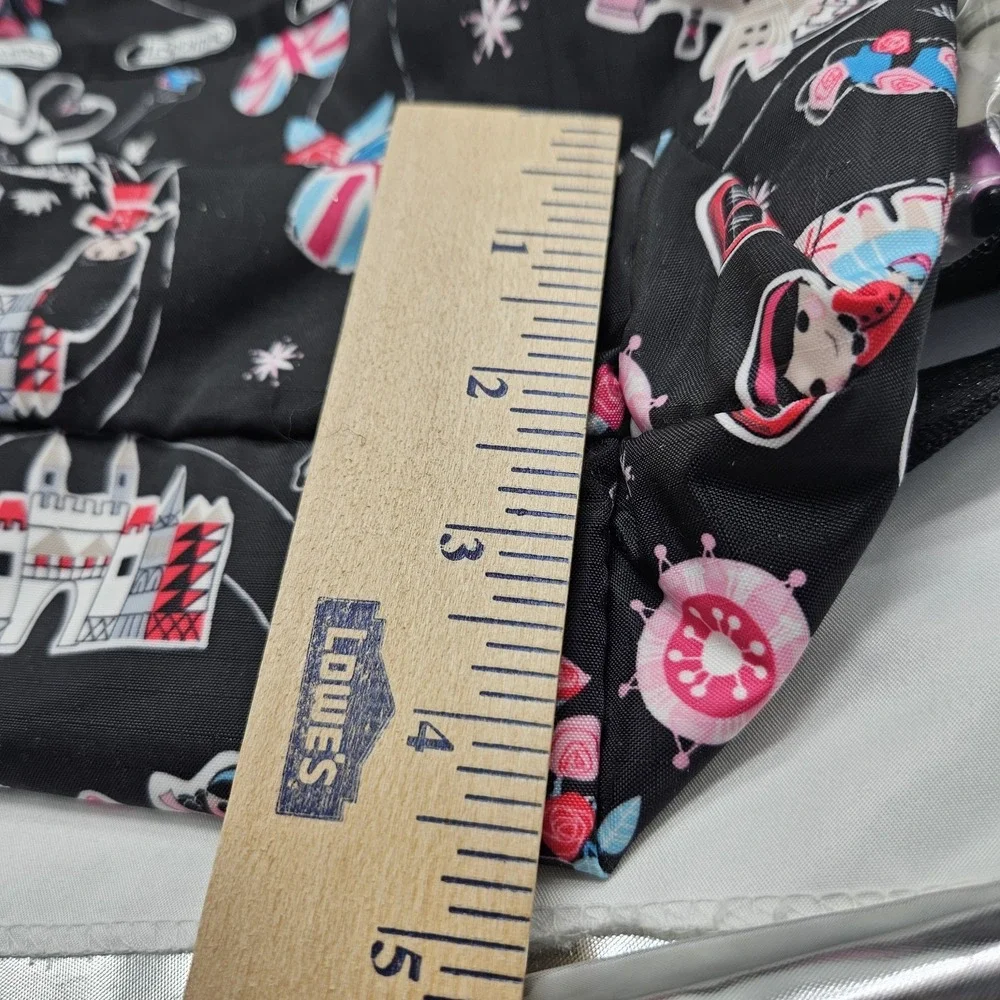 Disney‎ LeSportsac Classic Hobo Sm World Fancy That Uk With Charm And Sm Zip Bag
